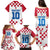 Custom Croatia Football 2024 Go Champion Family Matching Puletasi and Hawaiian Shirt - Wonder Print Shop