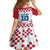 Custom Croatia Football 2024 Go Champion Family Matching Short Sleeve Bodycon Dress and Hawaiian Shirt - Wonder Print Shop