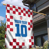 Custom Croatia Football 2024 Go Champion Garden Flag - Wonder Print Shop