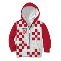Custom Croatia Football 2024 Go Champion Kid Hoodie - Wonder Print Shop