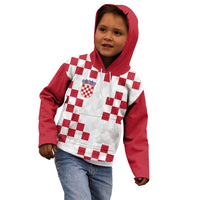 Custom Croatia Football 2024 Go Champion Kid Hoodie - Wonder Print Shop