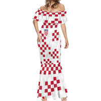 Custom Croatia Football 2024 Go Champion Mermaid Dress - Wonder Print Shop