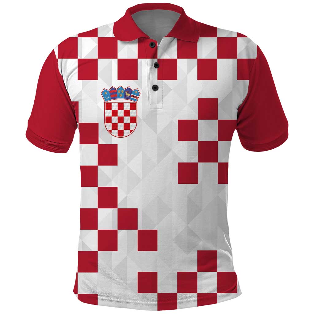 Custom Croatia Football 2024 Go Champion Polo Shirt - Wonder Print Shop