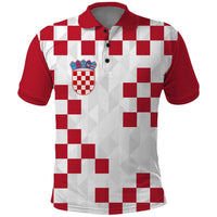 Custom Croatia Football 2024 Go Champion Polo Shirt - Wonder Print Shop