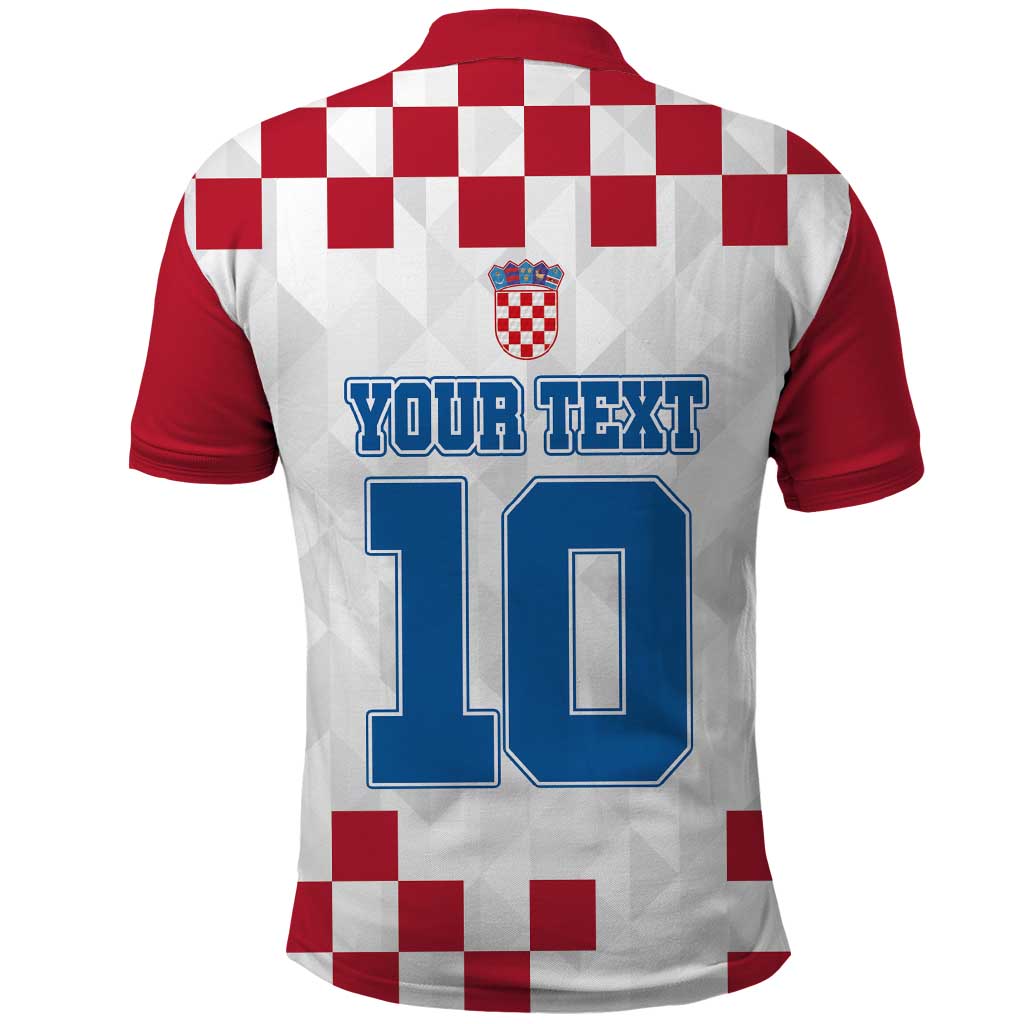 Custom Croatia Football 2024 Go Champion Polo Shirt - Wonder Print Shop