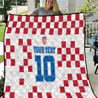 Custom Croatia Football 2024 Go Champion Quilt - Wonder Print Shop