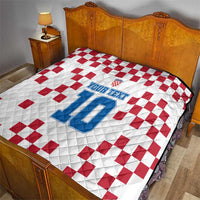 Custom Croatia Football 2024 Go Champion Quilt - Wonder Print Shop