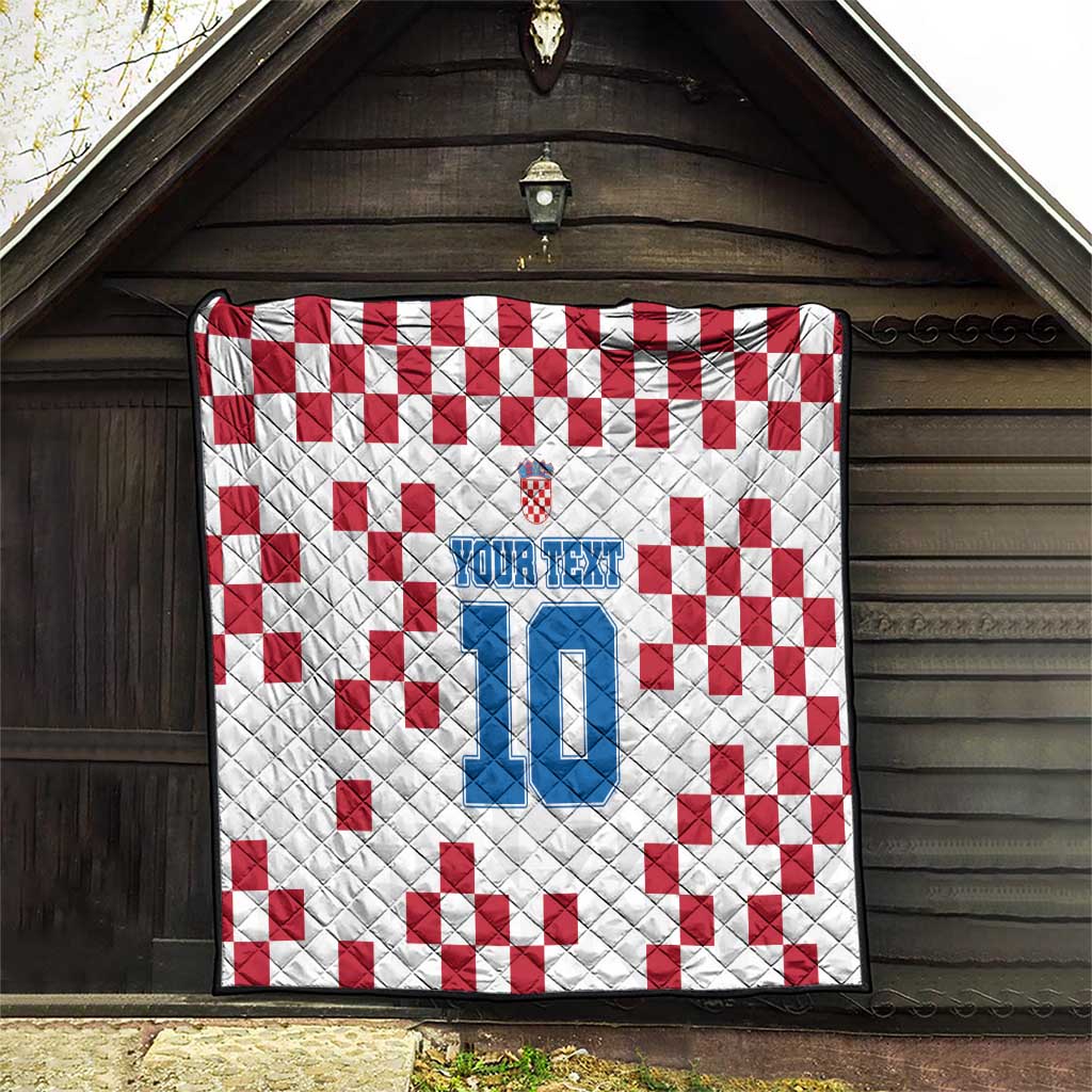 Custom Croatia Football 2024 Go Champion Quilt - Wonder Print Shop