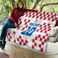 Custom Croatia Football 2024 Go Champion Quilt - Wonder Print Shop