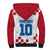 Custom Croatia Football 2024 Go Champion Sherpa Hoodie - Wonder Print Shop