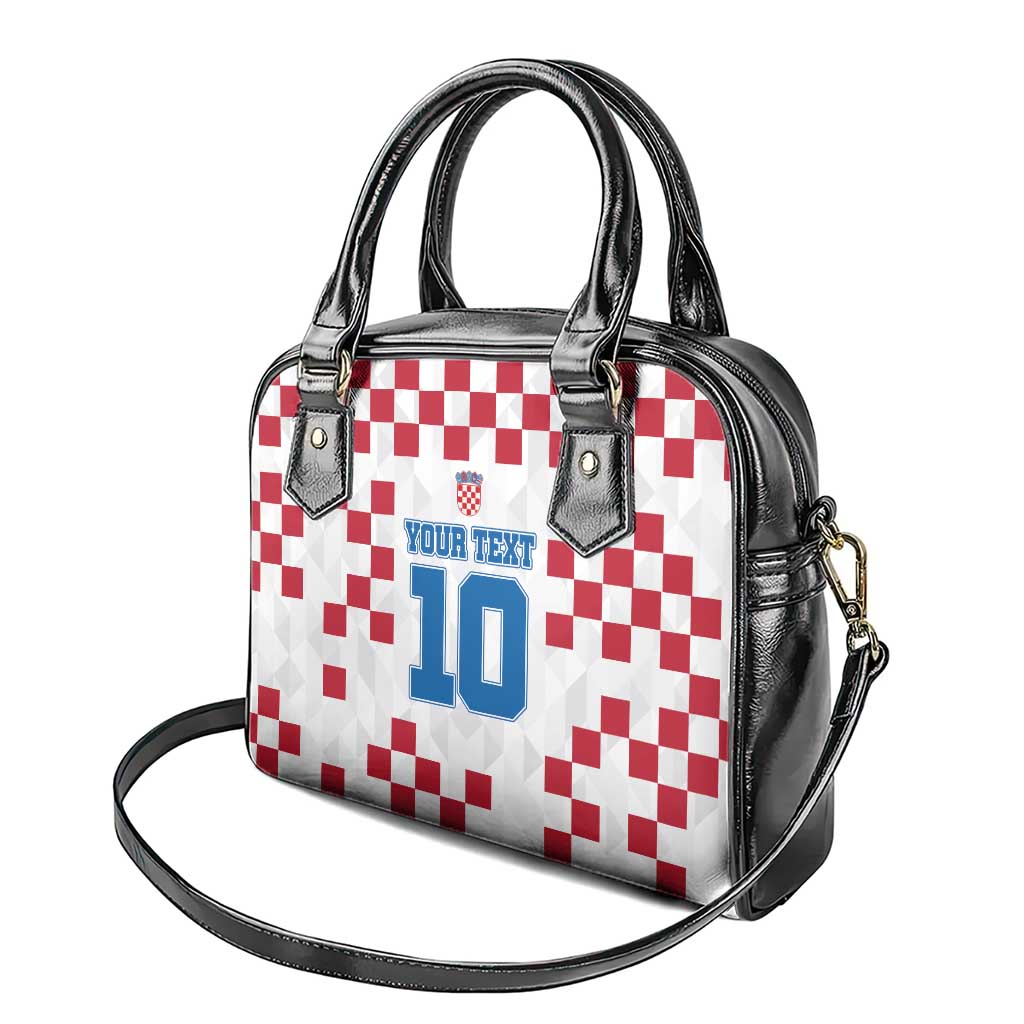 Custom Croatia Football 2024 Go Champion Shoulder Handbag