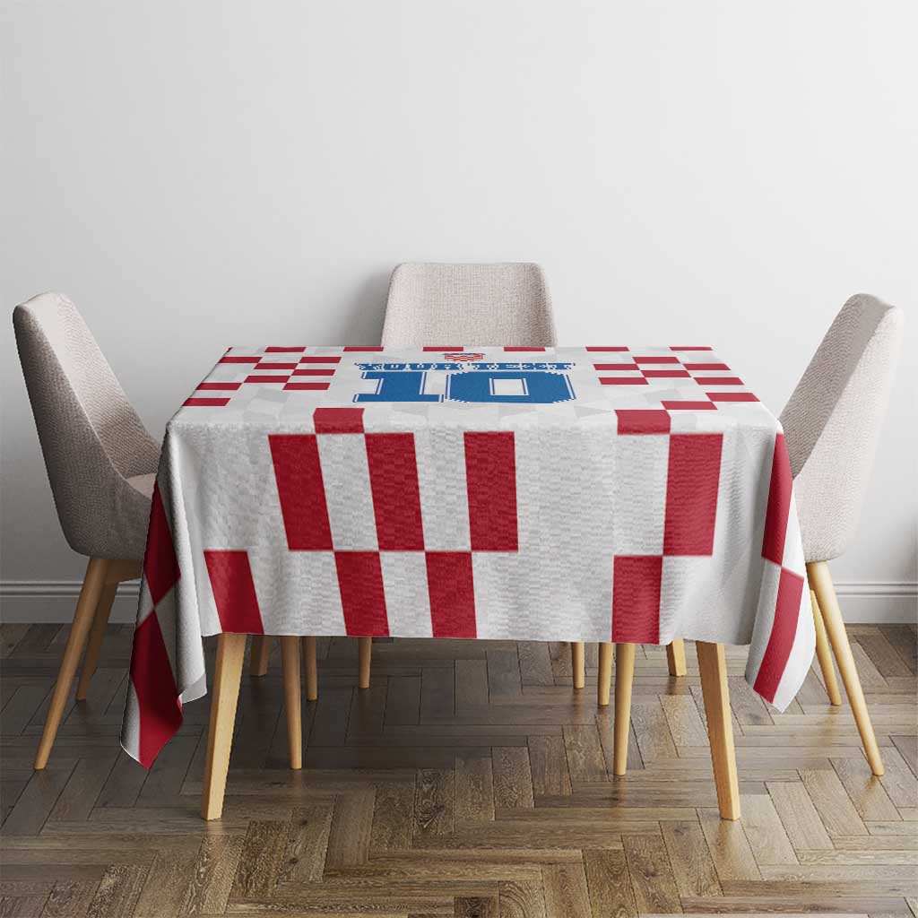 Custom Croatia Football 2024 Go Champion Tablecloth - Wonder Print Shop