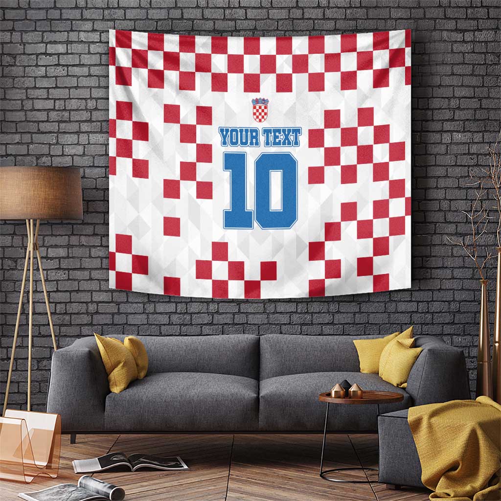 Custom Croatia Football 2024 Go Champion Tapestry - Wonder Print Shop