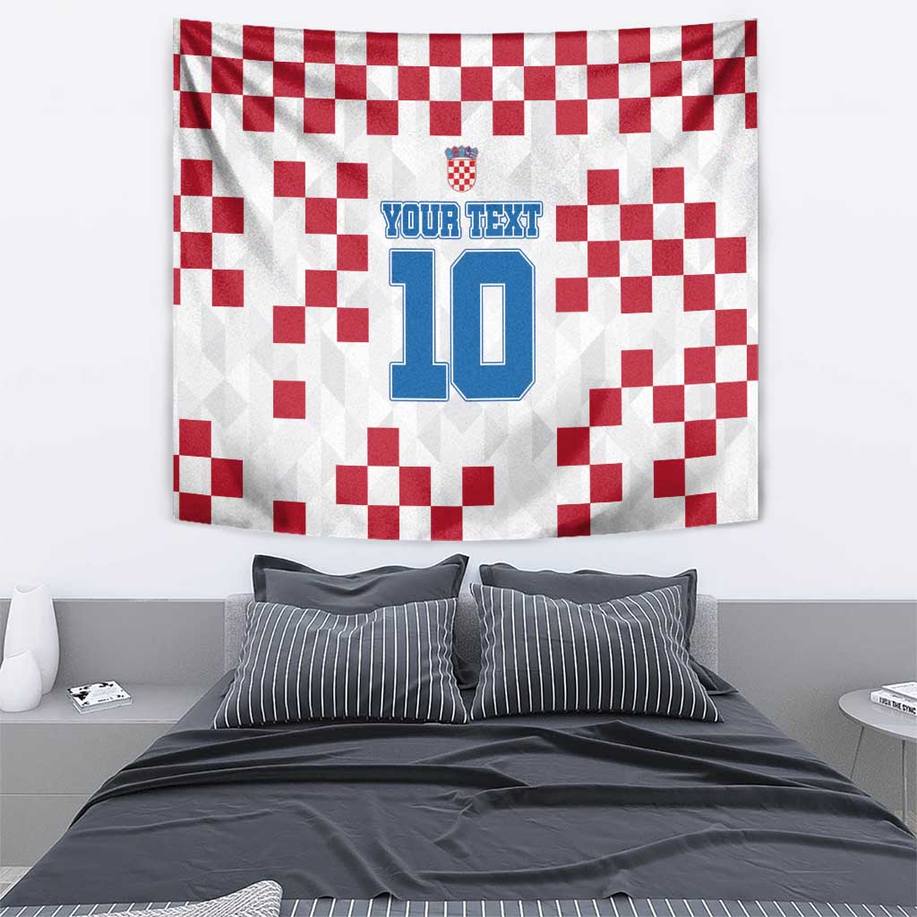Custom Croatia Football 2024 Go Champion Tapestry - Wonder Print Shop