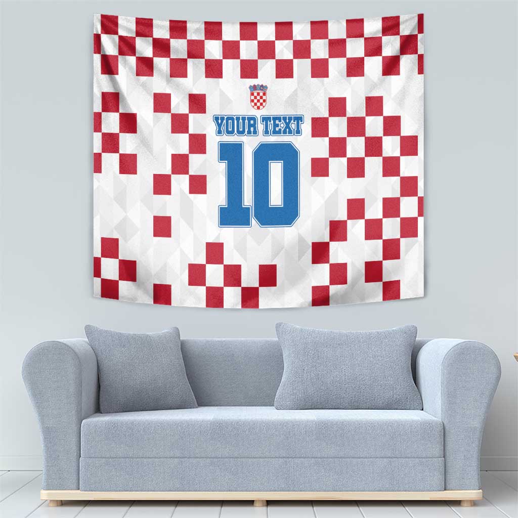 Custom Croatia Football 2024 Go Champion Tapestry - Wonder Print Shop