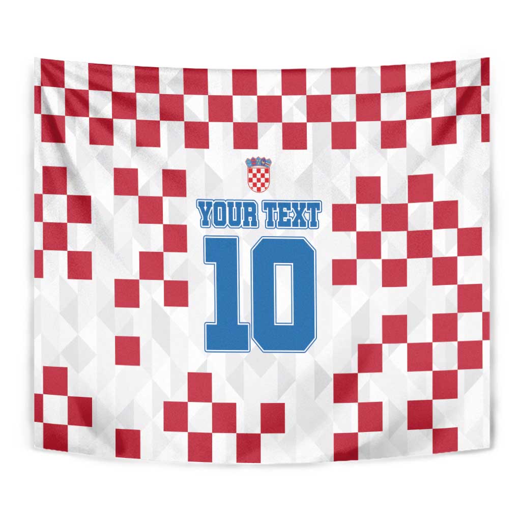 Custom Croatia Football 2024 Go Champion Tapestry - Wonder Print Shop