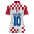 Custom Croatia Football 2024 Go Champion Women Polo Shirt - Wonder Print Shop