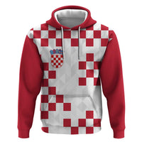 Custom Croatia Football 2024 Go Champion Zip Hoodie - Wonder Print Shop