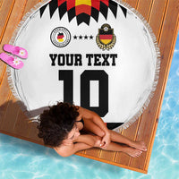 Custom Germany Football 2024 Go Champion Beach Blanket Design 90s Style Home Color - Wonder Print Shop