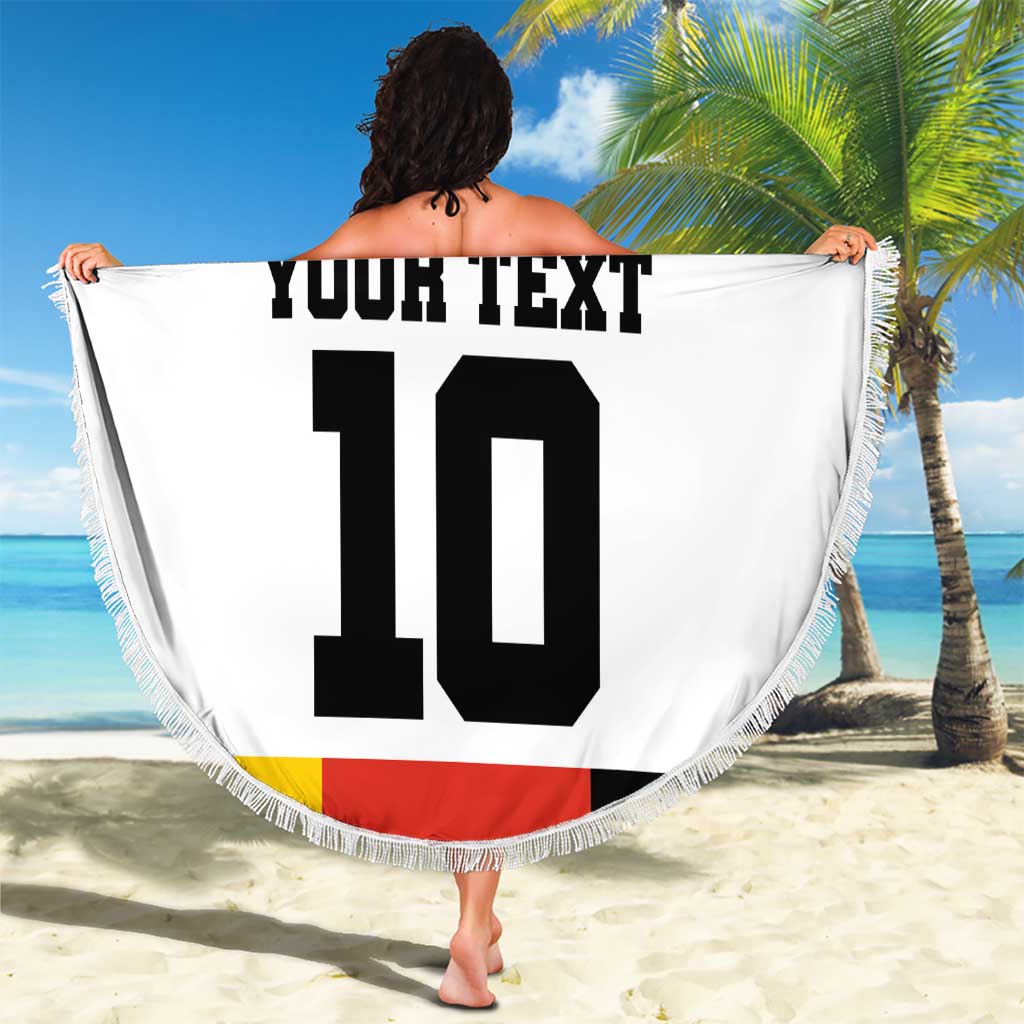 Custom Germany Football 2024 Go Champion Beach Blanket Design 90s Style Home Color - Wonder Print Shop