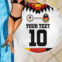 Custom Germany Football 2024 Go Champion Beach Blanket Design 90s Style Home Color - Wonder Print Shop
