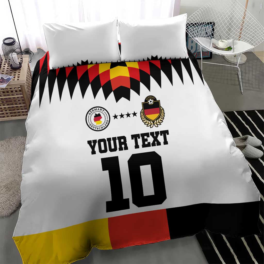 Custom Germany Football 2024 Go Champion Bedding Set Design 90s Style Home Color - Wonder Print Shop