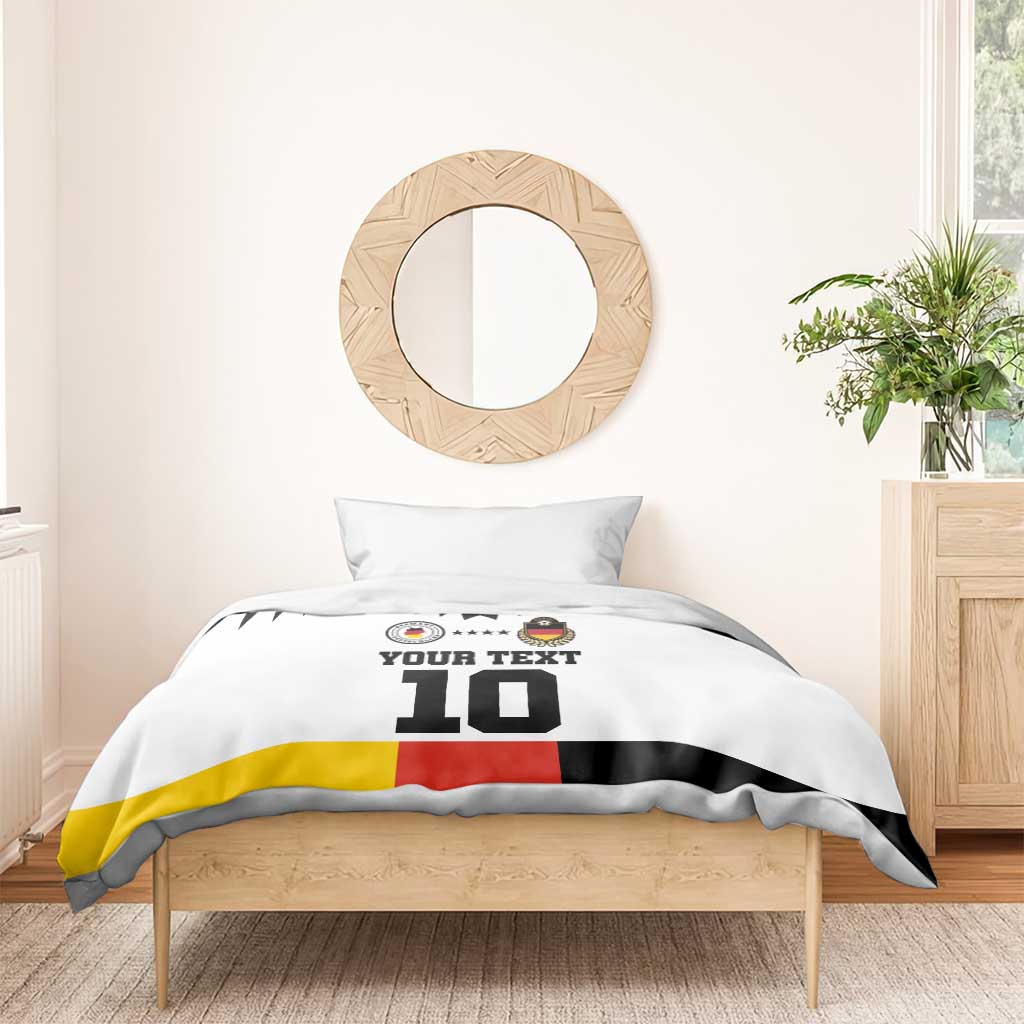 Custom Germany Football 2024 Go Champion Bedding Set Design 90s Style Home Color - Wonder Print Shop