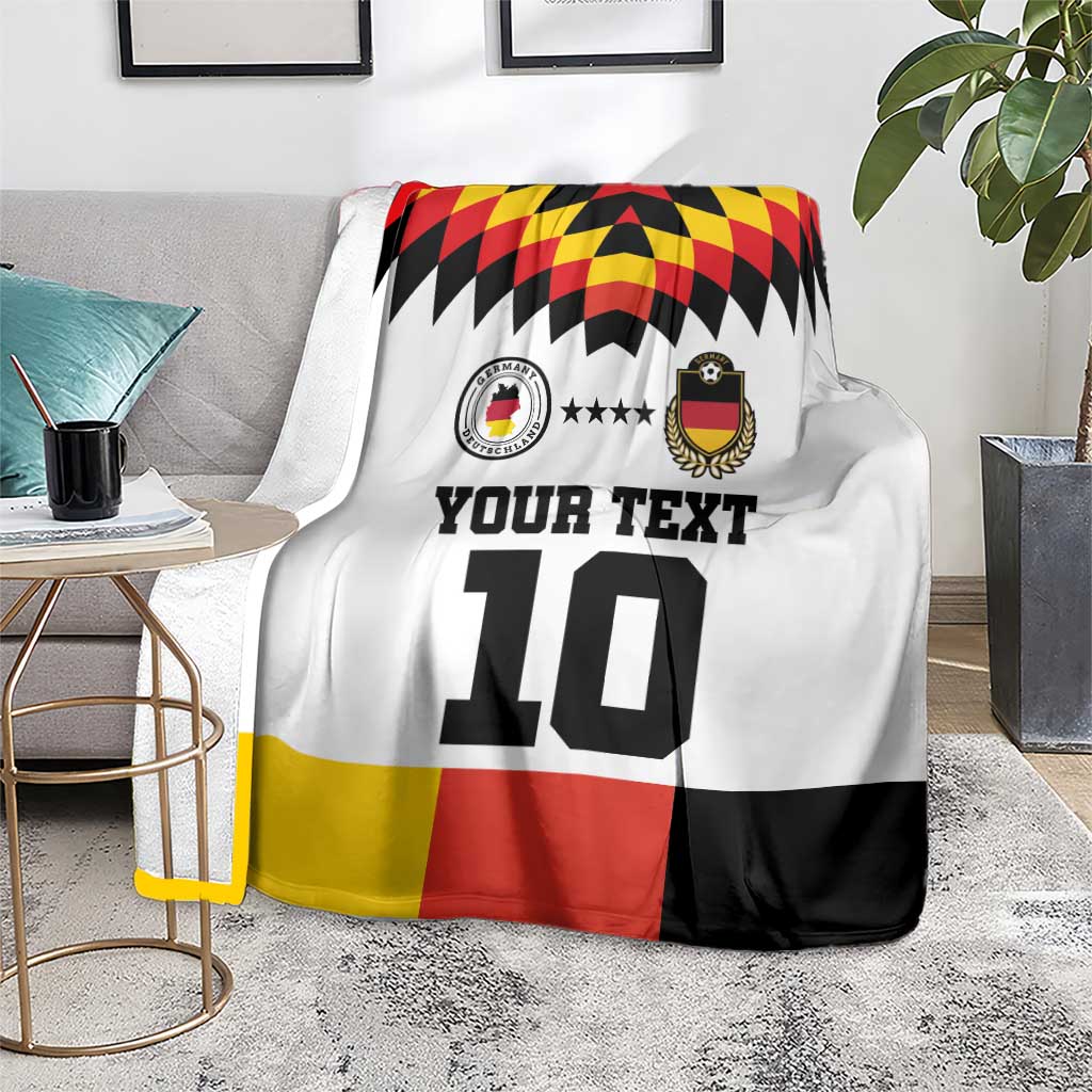 Custom Germany Football 2024 Go Champion Blanket Design 90s Style Home Color LT03