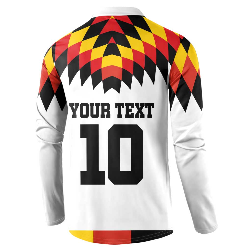 Custom Germany Football 2024 Go Champion Button Sweatshirt Design 90s Style Home Color - Wonder Print Shop