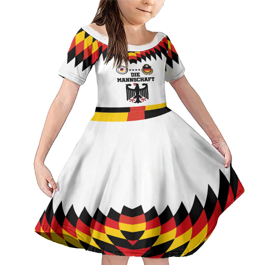 Custom Germany Football 2024 Go Champion Family Matching Mermaid Dress and Hawaiian Shirt Design 90s Style Home Color - Wonder Print Shop