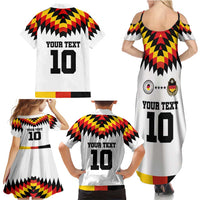Custom Germany Football 2024 Go Champion Family Matching Summer Maxi Dress and Hawaiian Shirt Design 90s Style Home Color - Wonder Print Shop