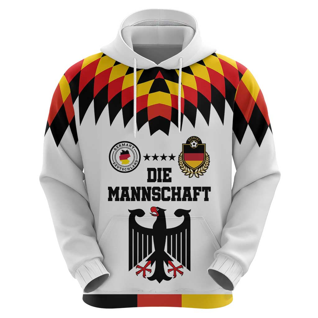 Custom Germany Football 2024 Go Champion Hoodie Design 90s Style Home Color - Wonder Print Shop