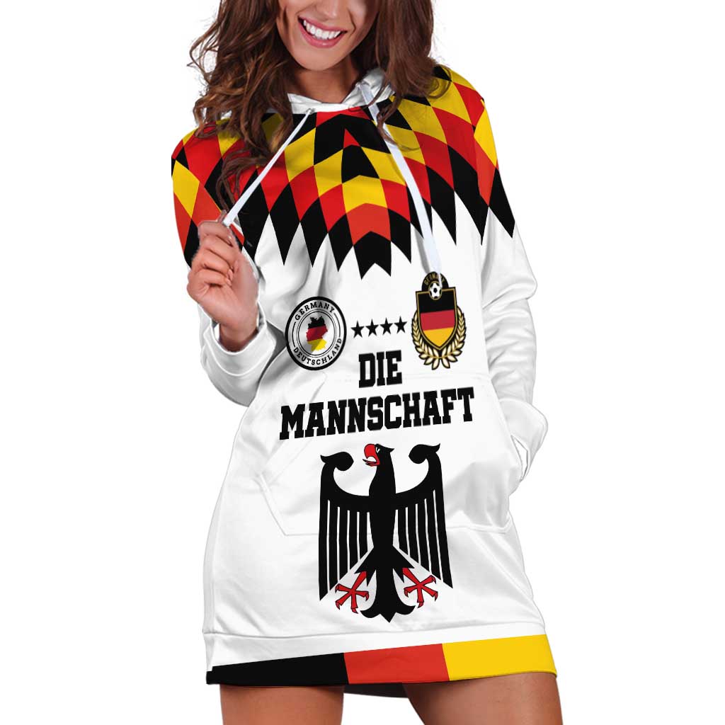 Custom Germany Football 2024 Go Champion Hoodie Dress Design 90s Style Home Color - Wonder Print Shop