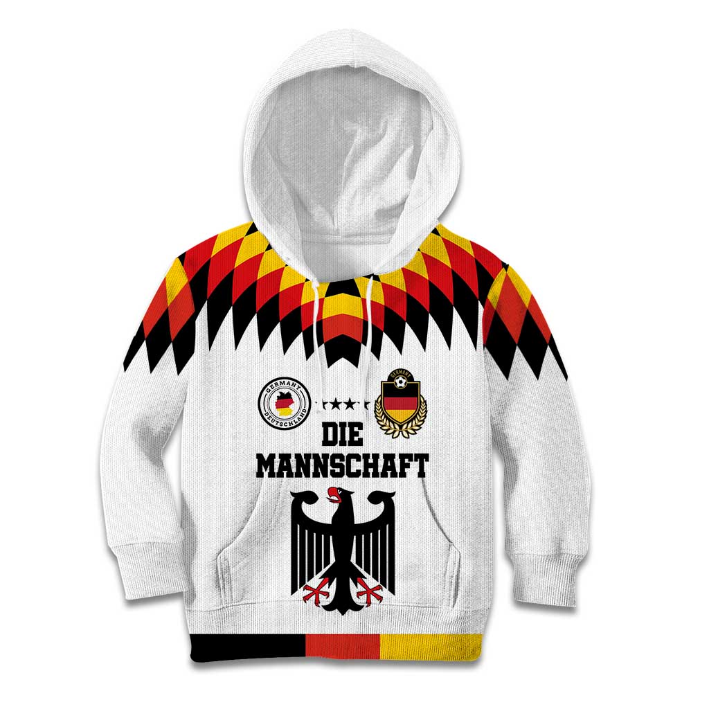 Custom Germany Football 2024 Go Champion Kid Hoodie Design 90s Style Home Color - Wonder Print Shop