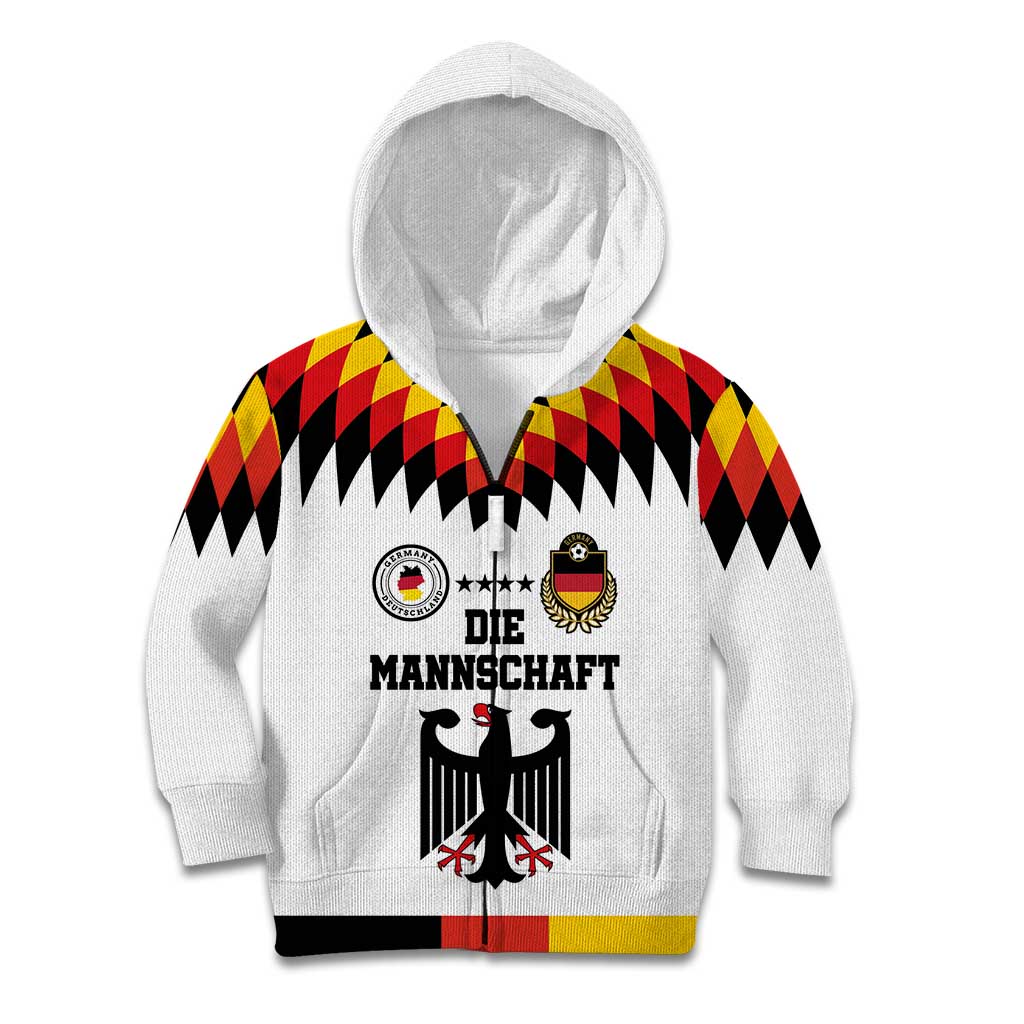 Custom Germany Football 2024 Go Champion Kid Hoodie Design 90s Style Home Color - Wonder Print Shop