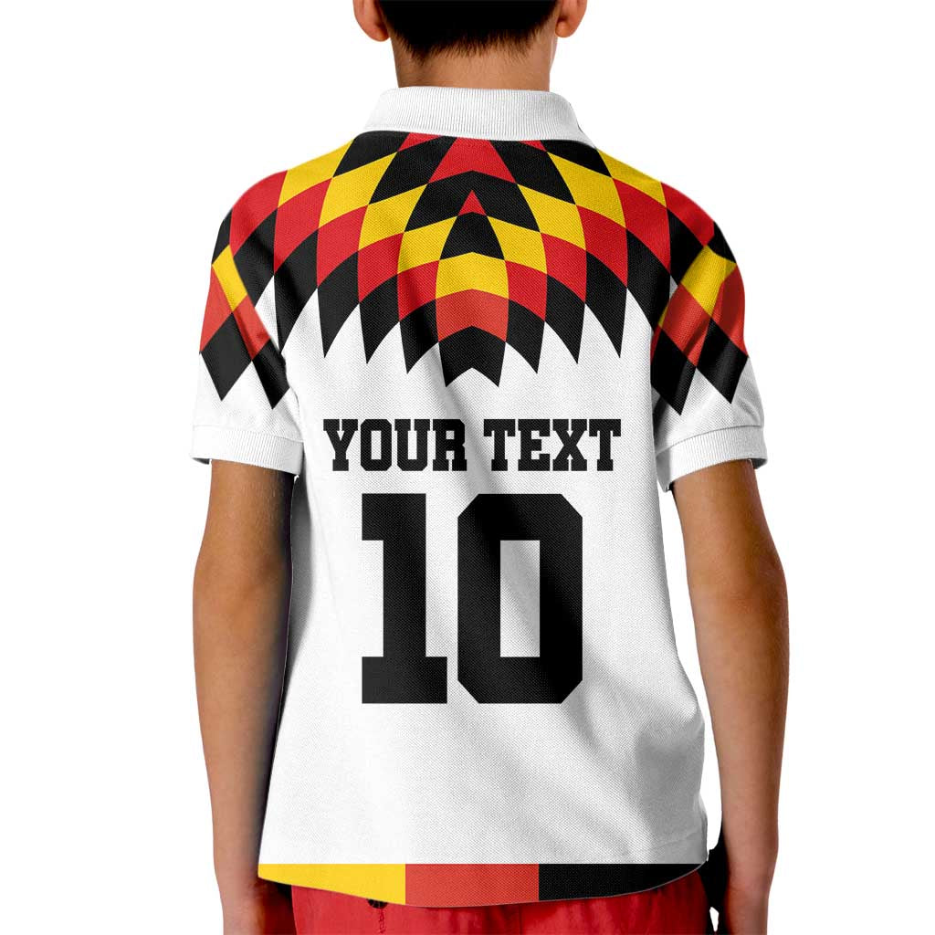 Custom Germany Football 2024 Go Champion Kid Polo Shirt Design 90s Style Home Color - Wonder Print Shop