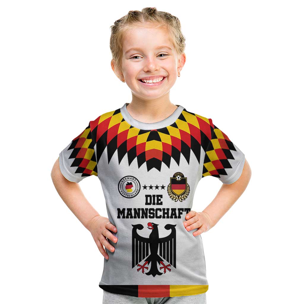 Custom Germany Football 2024 Go Champion Kid T Shirt Design 90s Style Home Color - Wonder Print Shop