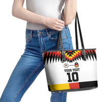 Custom Germany Football 2024 Go Champion Leather Tote Bag Design 90s Style Home Color - Wonder Print Shop