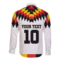 Custom Germany Football 2024 Go Champion Long Sleeve Button Shirt Design 90s Style Home Color - Wonder Print Shop