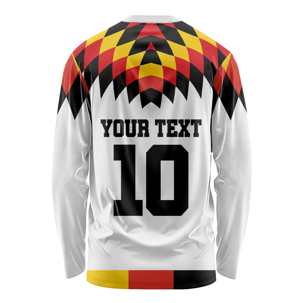 Custom Germany Football 2024 Go Champion Long Sleeve Shirt Design 90s Style Home Color - Wonder Print Shop
