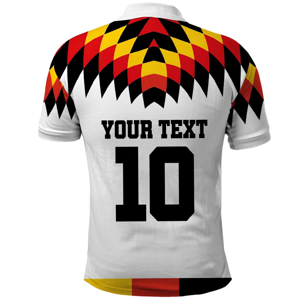 Custom Germany Football 2024 Go Champion Polo Shirt Design 90s Style Home Color - Wonder Print Shop