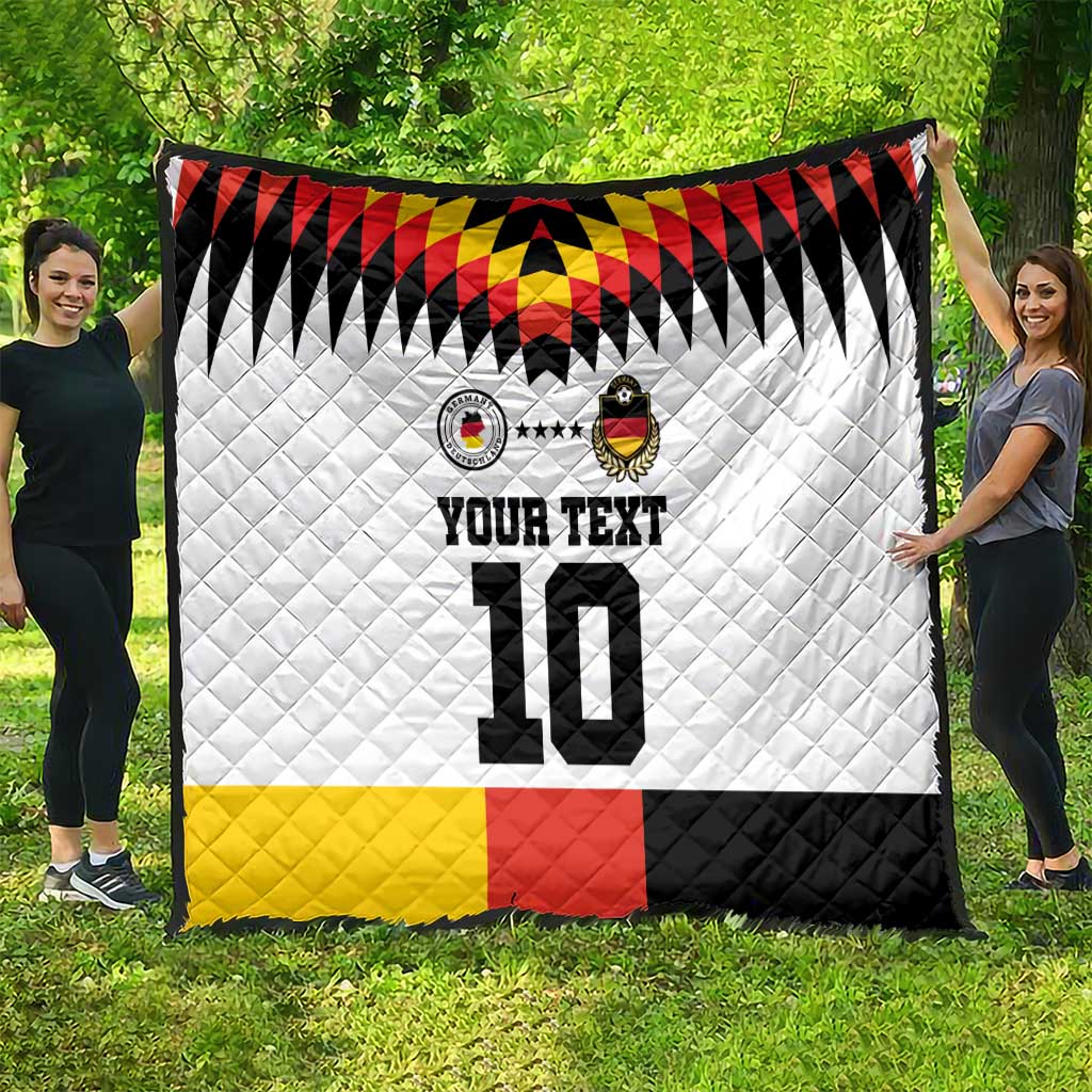 Custom Germany Football 2024 Go Champion Quilt Design 90s Style Home Color - Wonder Print Shop