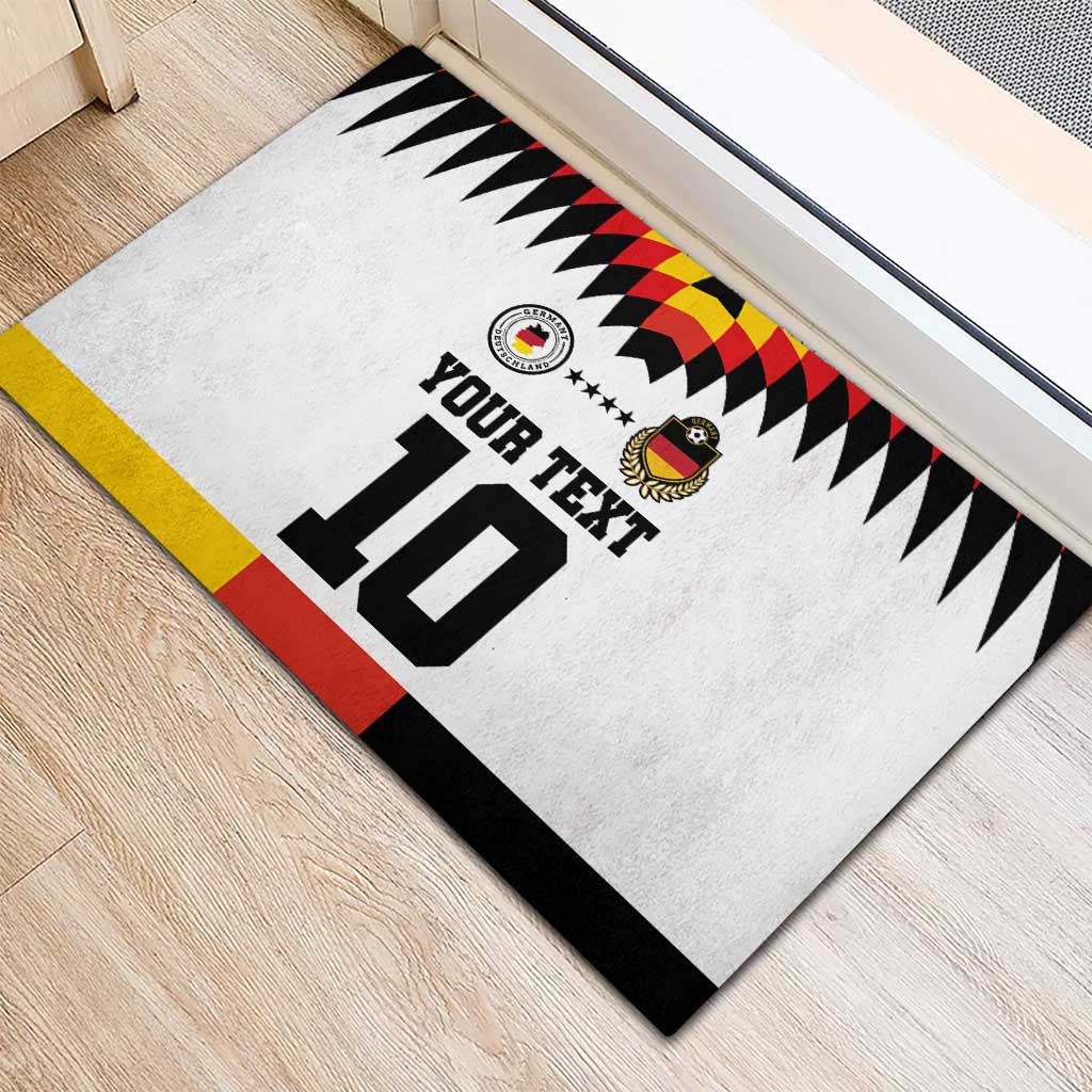 Custom Germany Football 2024 Go Champion Rubber Doormat Design 90s Style Home Color - Wonder Print Shop