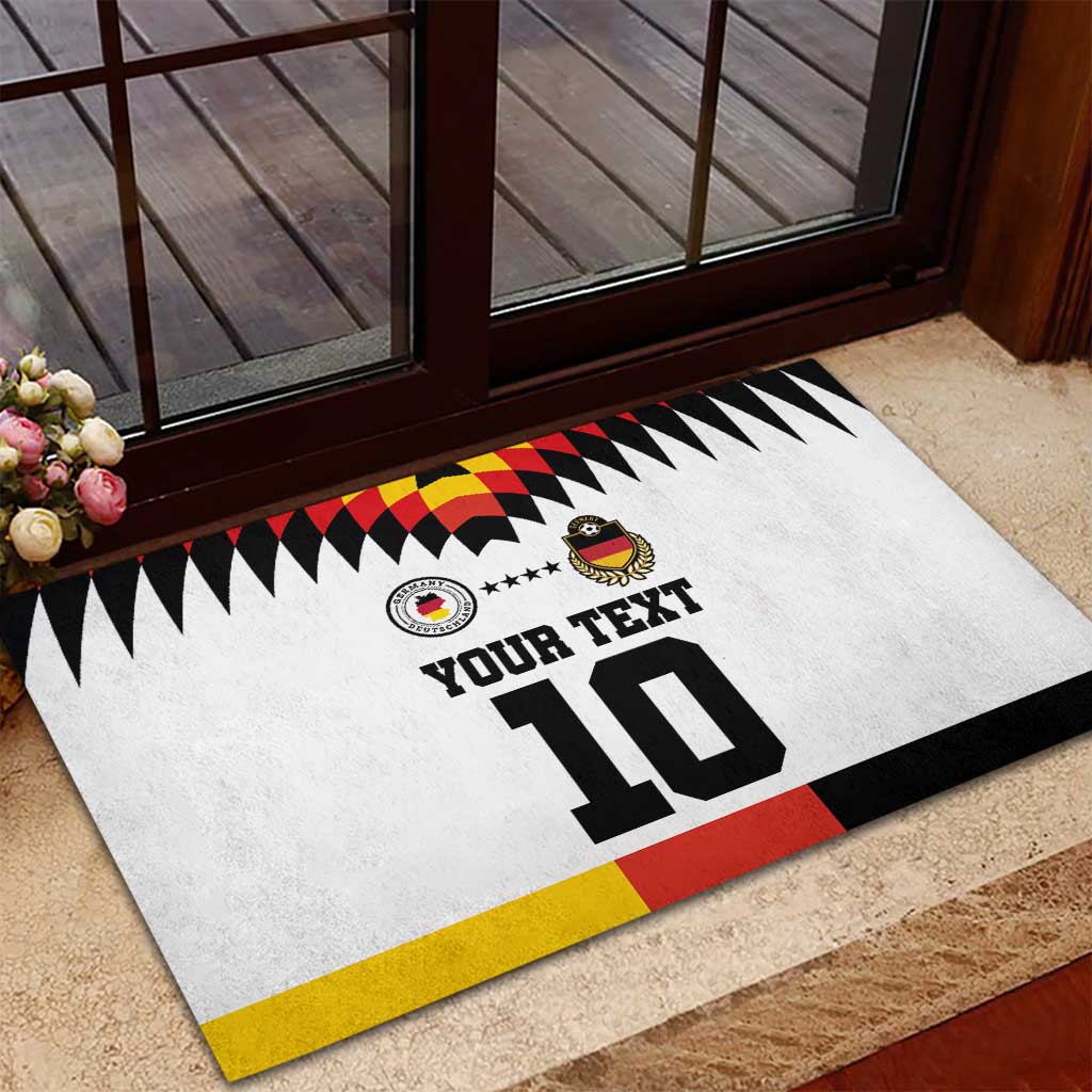 Custom Germany Football 2024 Go Champion Rubber Doormat Design 90s Style Home Color - Wonder Print Shop