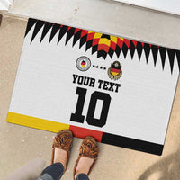 Custom Germany Football 2024 Go Champion Rubber Doormat Design 90s Style Home Color - Wonder Print Shop