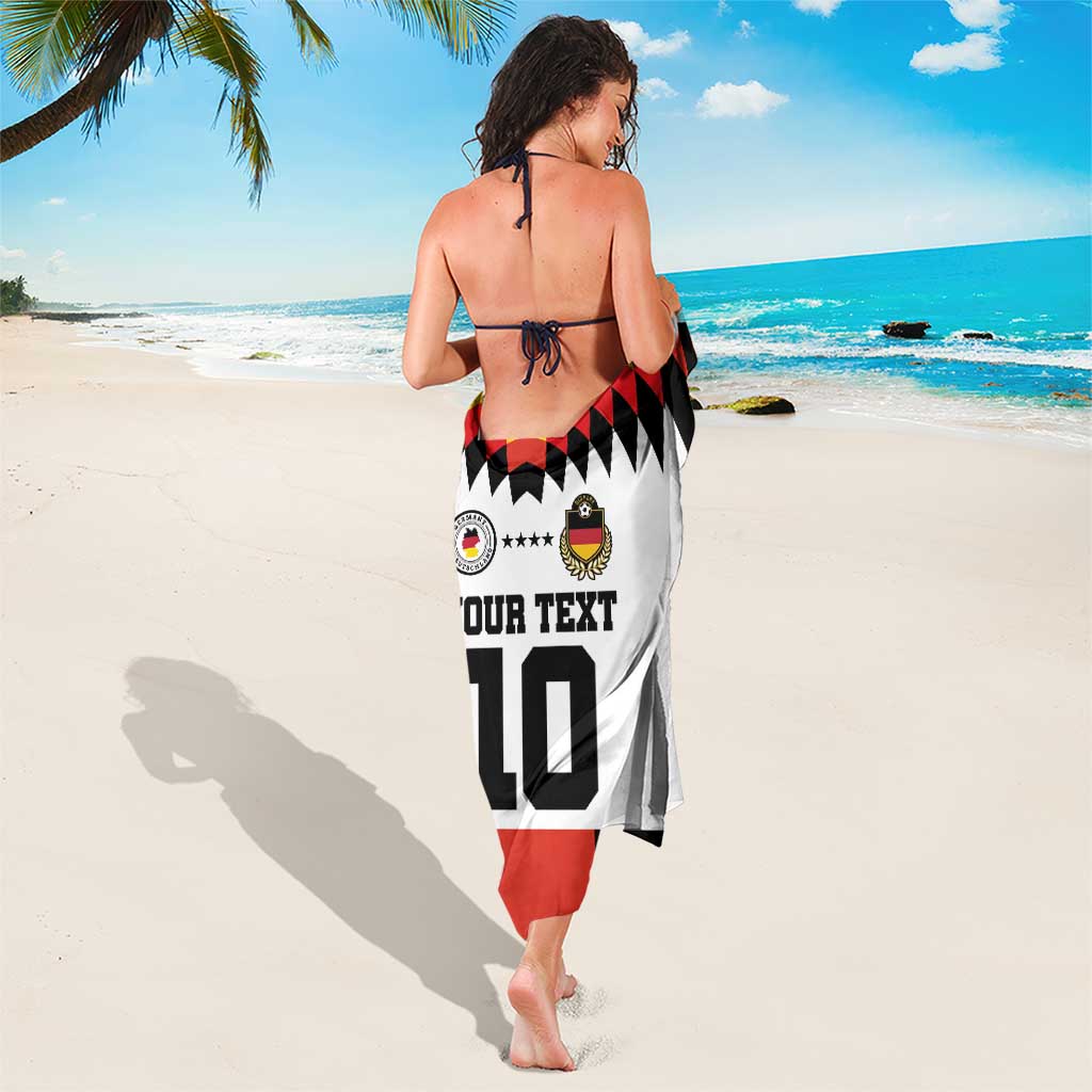 Custom Germany Football 2024 Go Champion Sarong Design 90s Style Home Color - Wonder Print Shop