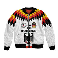 Custom Germany Football 2024 Go Champion Sleeve Zip Bomber Jacket Design 90s Style Home Color - Wonder Print Shop