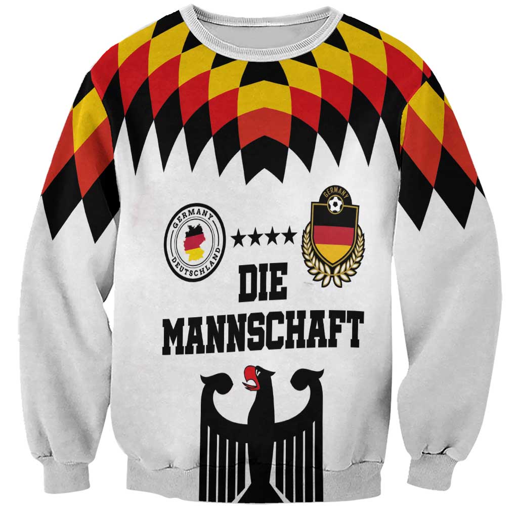 Custom Germany Football 2024 Go Champion Sweatshirt Design 90s Style Home Color - Wonder Print Shop