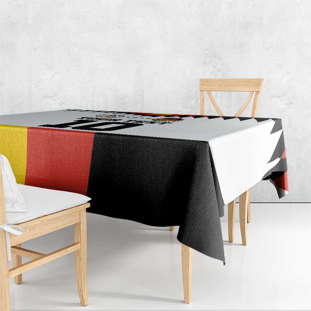 Custom Germany Football 2024 Go Champion Tablecloth Design 90s Style Home Color - Wonder Print Shop