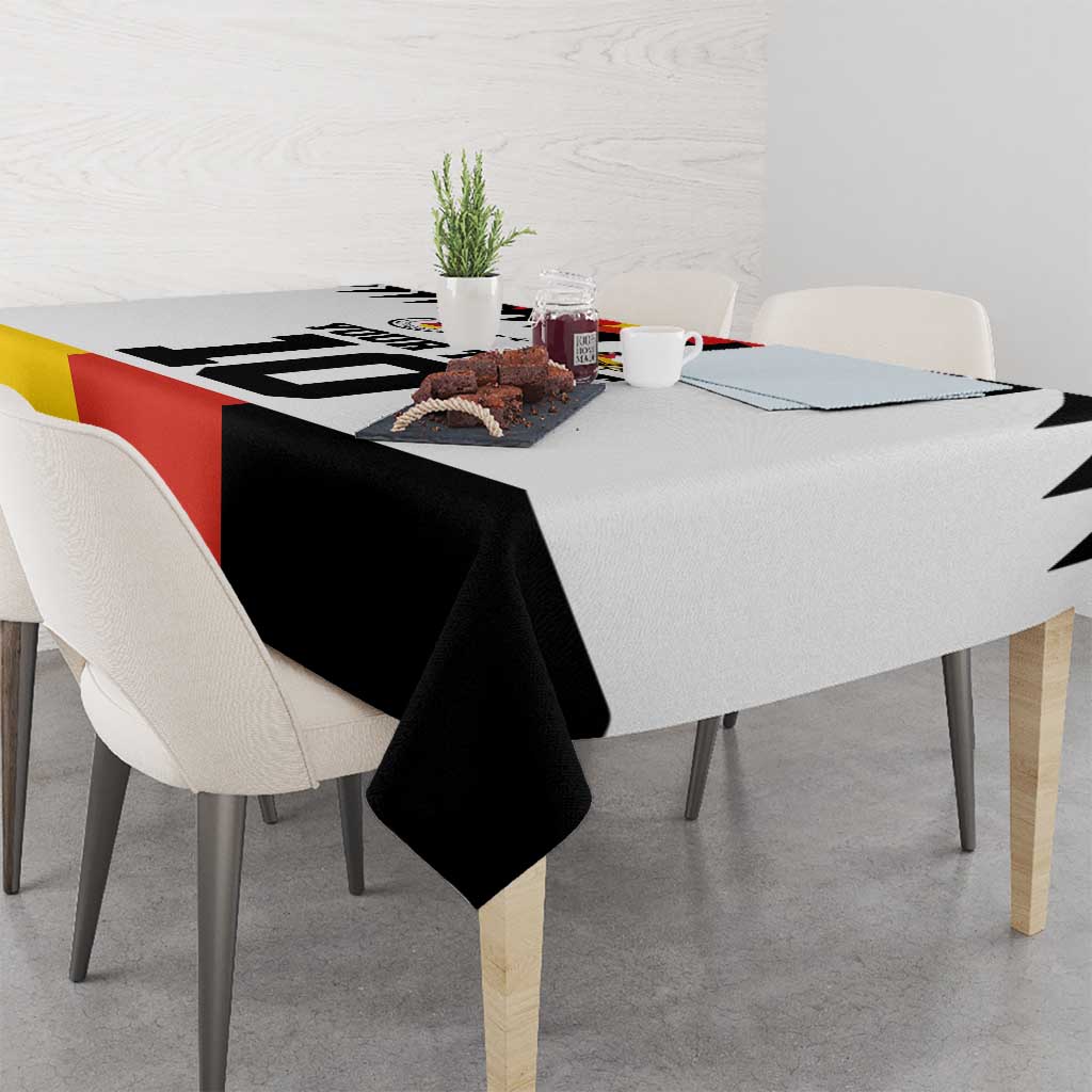 Custom Germany Football 2024 Go Champion Tablecloth Design 90s Style Home Color - Wonder Print Shop
